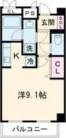 ガーデン杉並方南の間取り