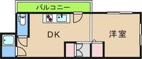 井下花園マンションの間取り