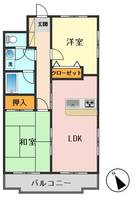 東京都江戸川区大杉1(マンション)の賃貸物件の間取り