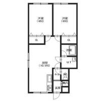 北海道函館市日吉町2(アパート)の賃貸物件の間取り