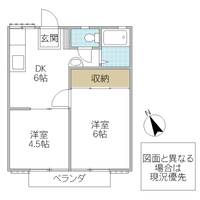イーストグリーンハイムの間取り