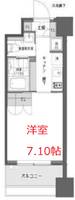 東京都大田区西蒲田1(マンション)の賃貸物件の間取り