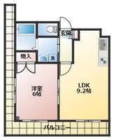 神奈川県横浜市港北区日吉3(マンション)の賃貸物件の間取り