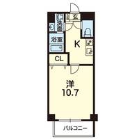 Kビル九品寺の間取り