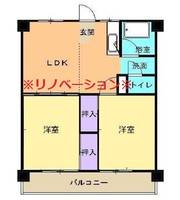 物件の間取り画像