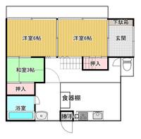 宮城県多賀城市笠神1(一戸建)の賃貸物件の間取り