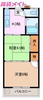 コーポさくらの間取り