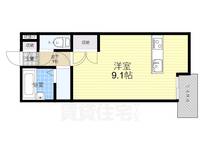 大阪府豊中市曽根西町2(アパート)の賃貸物件の間取り