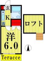 柳原宏和ハイツの間取り