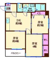 物件の間取り画像