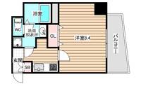 大阪府大阪市西区本田2(マンション)の賃貸物件の間取り