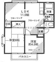 東京都世田谷区千歳台3(アパート)の賃貸物件の間取り