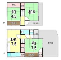 兵庫県神戸市垂水区塩屋町5(一戸建)の賃貸物件の間取り