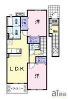 埼玉県新座市栄5(アパート)の賃貸物件の間取り