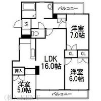フジエール山の手の間取り