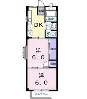 愛知県小牧市小木3(アパート)の賃貸物件の間取り