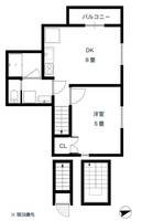 東京都新宿区上落合3(アパート)の賃貸物件の間取り