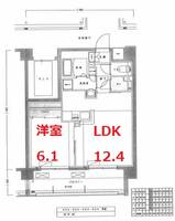 神奈川県小田原市南鴨宮3(マンション)の賃貸物件の間取り