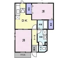 エステートヒルズ Bの間取り