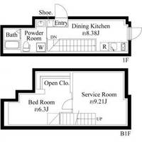 ファーヴァル代々木上原の間取り