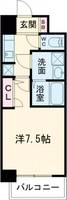 S-RESIDENCE堺浜寺broadの間取り