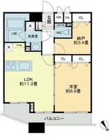 東京都大田区蒲田5(マンション)の賃貸物件の間取り
