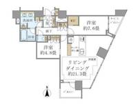 BrilliaTower代々木公園クラッシィの間取り