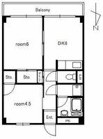 東京都板橋区高島平7(マンション)の賃貸物件の間取り