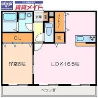 メゾンママ 1の間取り
