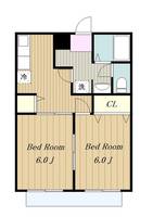 東京都町田市金井6(アパート)の賃貸物件の間取り
