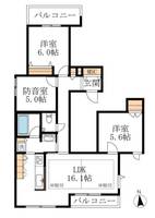 物件の間取り画像