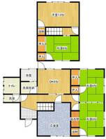 愛媛県西条市福武甲(一戸建)の賃貸物件の間取り