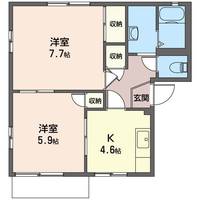 埼玉県さいたま市西区大字佐知川(アパート)の賃貸物件の間取り