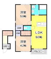 物件の間取り画像