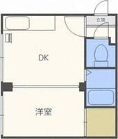 北海道札幌市東区北二十二条東16(アパート)の賃貸物件の間取り