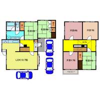 滋賀県大津市大石東4(一戸建)の賃貸物件の間取り