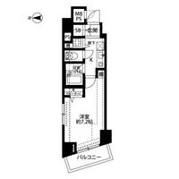 東京都品川区東五反田1(マンション)の賃貸物件の間取り