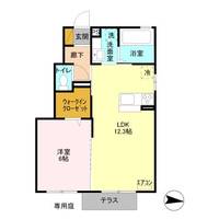 栃木県宇都宮市駒生町(アパート)の賃貸物件の間取り