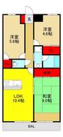 物件の間取り画像