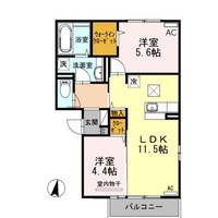 メゾン・ラフィーネ A棟の間取り