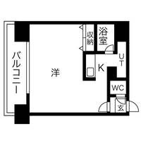 北海道札幌市中央区南六条東2(マンション)の賃貸物件の間取り