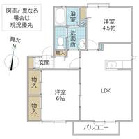 ヴィルヌーブ B棟の間取り