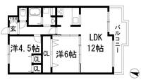 物件の間取り画像