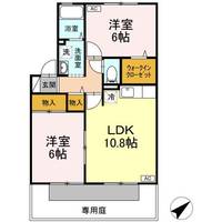 リバーポートあき A棟の間取り