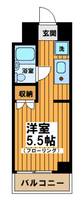 東京都中野区南台4(マンション)の賃貸物件の間取り