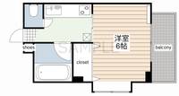 岡山県岡山市北区津島新野1(マンション)の賃貸物件の間取り