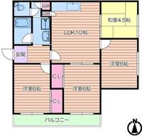 物件の間取り画像