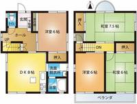 埼玉県熊谷市妻沼(一戸建)の賃貸物件の間取り
