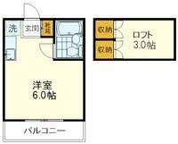 東京都小平市学園西町1(アパート)の賃貸物件の間取り
