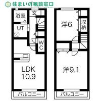 愛知県西尾市刈宿町百々(一戸建)の賃貸物件の間取り